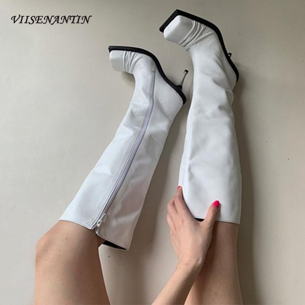 boots summer style square head side zipper high heel knee-length fashion female tube but knee-folded all-match, Black
boots summer style square head side zipper high heel knee-length fashion female tube but knee-folded all-match, Black
