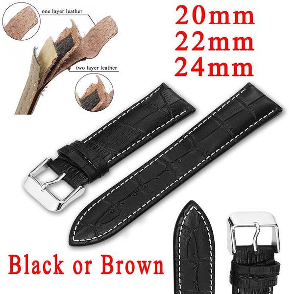 watch bands leather band watchbands 20mm/22mm/24mm black brown strap for men/women belts boy girl accessories
watch bands leather band watchbands 20mm/22mm/24mm black brown strap for men/women belts boy girl accessories