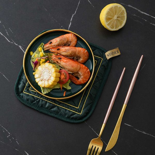 bowl mat, meal heat insulation nordic household tableware, dining table pot dish cup mat