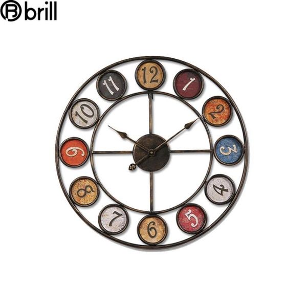 large american wall clock vintage antique metal silent creative electronic retro style decoration for home clocks
large american wall clock vintage antique metal silent creative electronic retro style decoration for home clocks