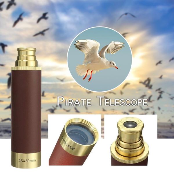 telescope & binoculars 25x30 pirate monocular retro zoomable adjustable with leather pouch for voyage hiking travel
telescope & binoculars 25x30 pirate monocular retro zoomable adjustable with leather pouch for voyage hiking travel