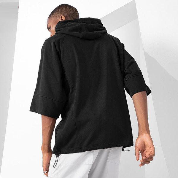 running jerseys sports vest men's solid color drop shoulder sleeve plus size pullover hoodie jogging fitness jacket gym clothing men, Black;blue
running jerseys sports vest men's solid color drop shoulder sleeve plus size pullover hoodie jogging fitness jacket gym clothing men, Black;blue