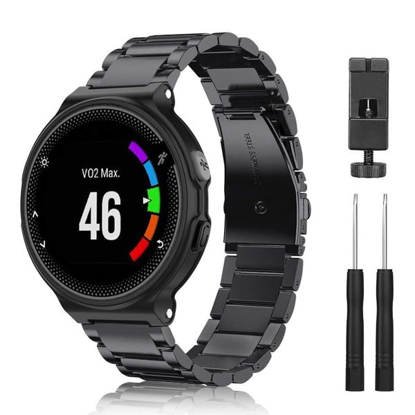 watch bands luxury stainless steel bandstrap classic smart bracelet with adjust for garmin forerunner 235/230/220/630/620/735, Black;brown
watch bands luxury stainless steel bandstrap classic smart bracelet with adjust for garmin forerunner 235/230/220/630/620/735, Black;brown
