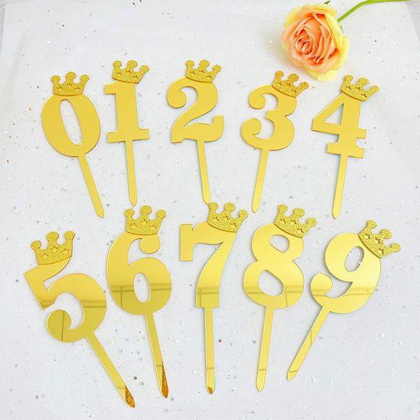 other festive & party supplies 10pcs/set number crown cake er gold silver acrylic 0-9 digital birthday insert decoration
other festive & party supplies 10pcs/set number crown cake er gold silver acrylic 0-9 digital birthday insert decoration