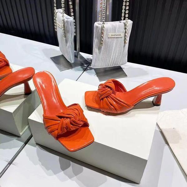 slippers women's mules genuine leather heels tie style design ladies open toe slides summer fashion woman shoe, Black
slippers women's mules genuine leather heels tie style design ladies open toe slides summer fashion woman shoe, Black