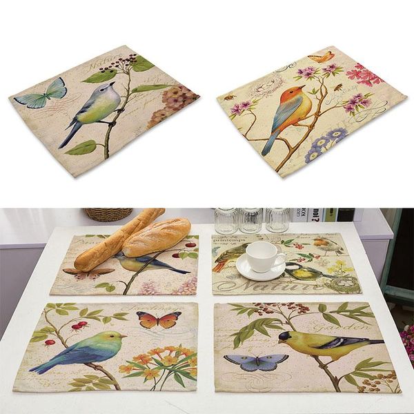 mats & pads eco-friendly rectangle kitchen table mat coasters cute bird branch pattern placemat dining bowl cup supplies
mats & pads eco-friendly rectangle kitchen table mat coasters cute bird branch pattern placemat dining bowl cup supplies
