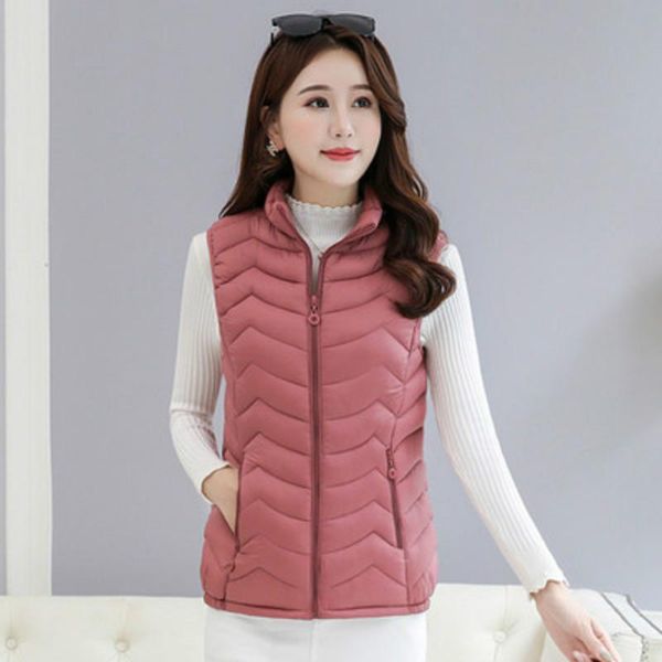 women's vests lightweight cotton vest winter middle-aged and elderly men's capless solid color sleeveless zip short coat, Black;white
women's vests lightweight cotton vest winter middle-aged and elderly men's capless solid color sleeveless zip short coat, Black;white