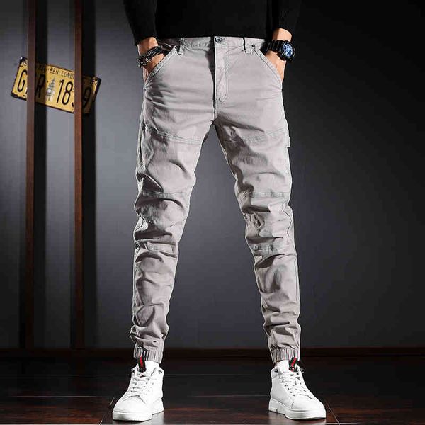 men's jeans newly designer fashion men slim fit spliced casual cargo pants streetwear hip hop joggers trousers m0t4, Blue
men's jeans newly designer fashion men slim fit spliced casual cargo pants streetwear hip hop joggers trousers m0t4, Blue
