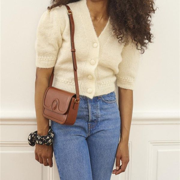 women's knits & tees single breasted sweater women puff sleeve mohair knit v-neck retro solid color knitwear cardigans, White
women's knits & tees single breasted sweater women puff sleeve mohair knit v-neck retro solid color knitwear cardigans, White