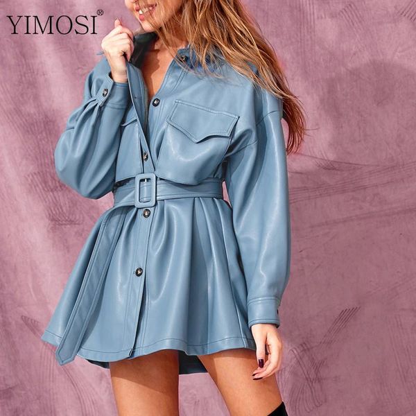 casual dresses women spring pu leather sashes a-line mini dress solid long sleeve shirt 2021 ladies club, Black;gray
casual dresses women spring pu leather sashes a-line mini dress solid long sleeve shirt 2021 ladies club, Black;gray