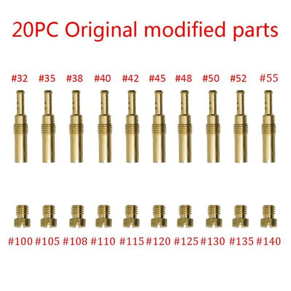car cleaning tools 20 pcs carburetor main jet kit with slow/pilot set replacement for gy6 cvk pwk pe motorcycle
car cleaning tools 20 pcs carburetor main jet kit with slow/pilot set replacement for gy6 cvk pwk pe motorcycle