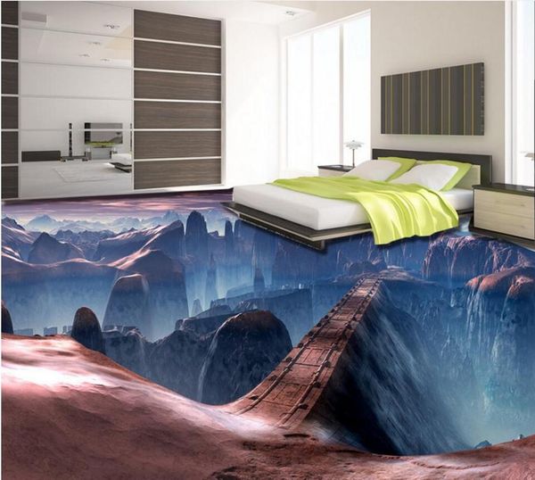 shuhiko custom large-scale mural game scene bridge 3d floor three-dimensional painting pvc paste wallpapers
shuhiko custom large-scale mural game scene bridge 3d floor three-dimensional painting pvc paste wallpapers