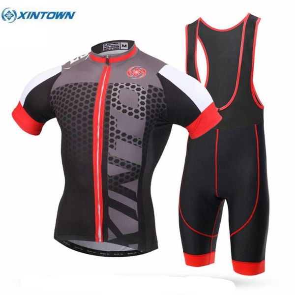 racing sets xintown men cycling jersey clothing roupa short sleeve bib shorts set, Black;blue
racing sets xintown men cycling jersey clothing roupa short sleeve bib shorts set, Black;blue