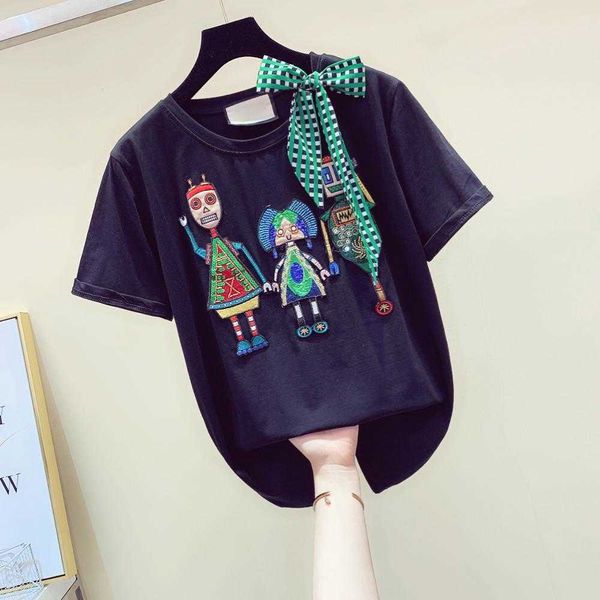 pink bow women tshirt star punk print short sleeve & tees cry baby embroidery streetwear t-shirt female 210601, White
pink bow women tshirt star punk print short sleeve & tees cry baby embroidery streetwear t-shirt female 210601, White