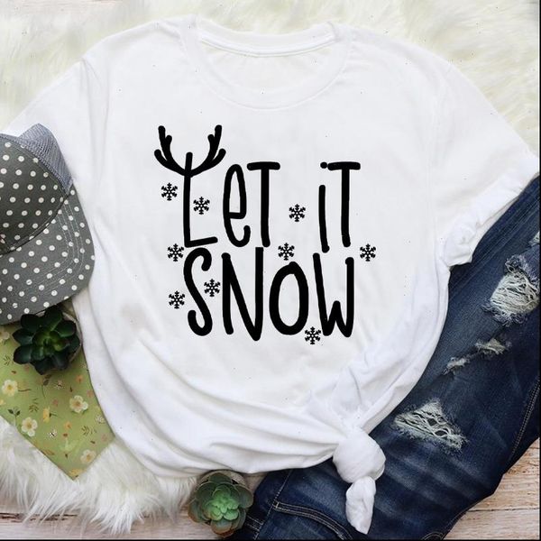 snowflake letter snow holiday women short sleeve merry christmas graphic tees clothes print lady female t shirt, White
snowflake letter snow holiday women short sleeve merry christmas graphic tees clothes print lady female t shirt, White
