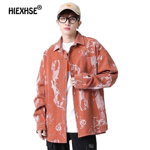 men's casual shirts spring and autumn harajuku camouflage shirt 2021 streetwear long sleeve workwear style fashion clothes, White;black
men's casual shirts spring and autumn harajuku camouflage shirt 2021 streetwear long sleeve workwear style fashion clothes, White;black