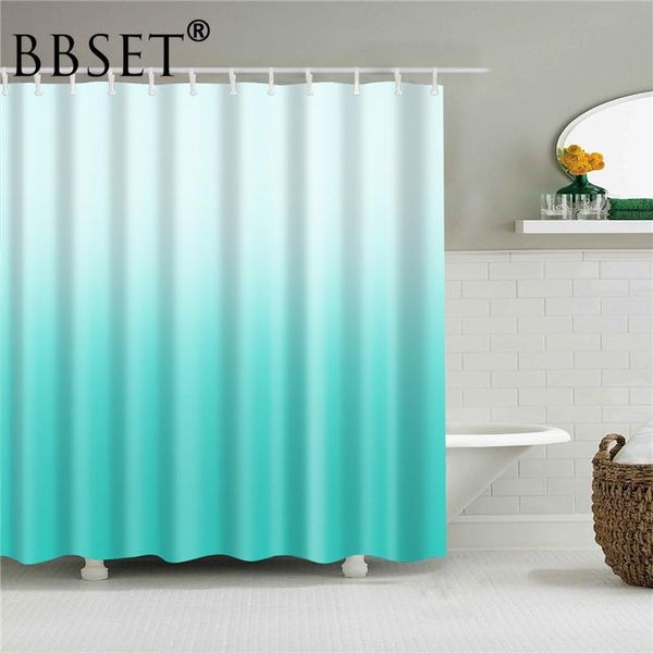 shower curtain simple turquoise gradient pattern waterproof multi-size douchegordijn bathroom decor with 12 hooks curtains
shower curtain simple turquoise gradient pattern waterproof multi-size douchegordijn bathroom decor with 12 hooks curtains