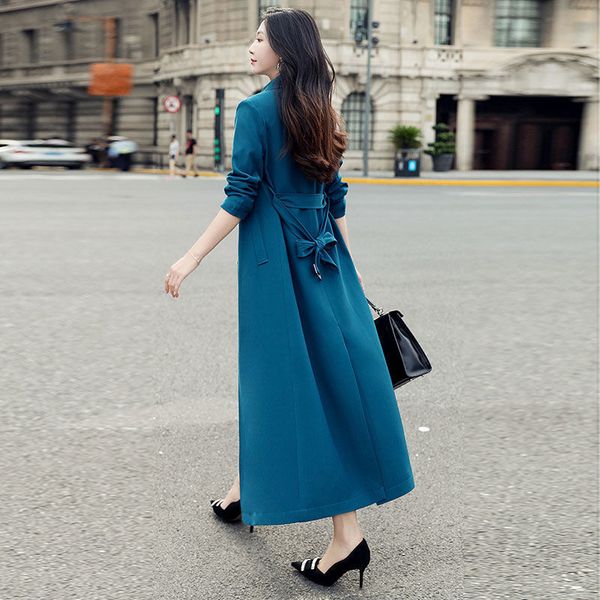 women's trench coats women england style long coat with belt 2021 autumn elegant classic blue single breasted female outwear windbreake, Tan;black
women's trench coats women england style long coat with belt 2021 autumn elegant classic blue single breasted female outwear windbreake, Tan;black