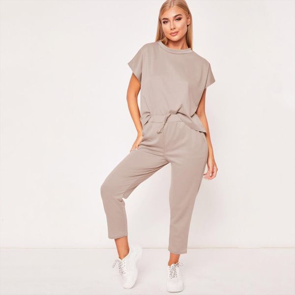 two piece suit summer women tracksuits short sleeve with pants solid casual tracksuit female sportswear 2 pcs plus size, Gray
two piece suit summer women tracksuits short sleeve with pants solid casual tracksuit female sportswear 2 pcs plus size, Gray