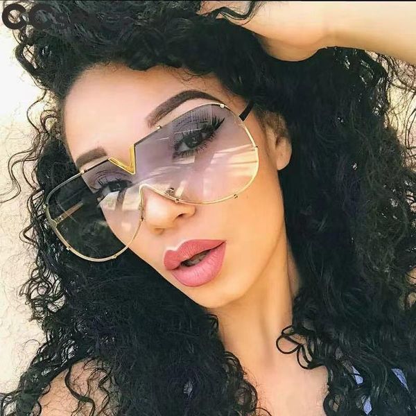 sunglasses 2021 fashion one piece shield for women vintage oversized sun glasses hip hop punk eyewear black men uv400, White;black
sunglasses 2021 fashion one piece shield for women vintage oversized sun glasses hip hop punk eyewear black men uv400, White;black