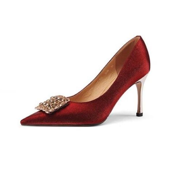 dress shoes crystal bowties pointy women 2021 slingback high heels mercerized party wedding designer stilettos pumps, Black
dress shoes crystal bowties pointy women 2021 slingback high heels mercerized party wedding designer stilettos pumps, Black