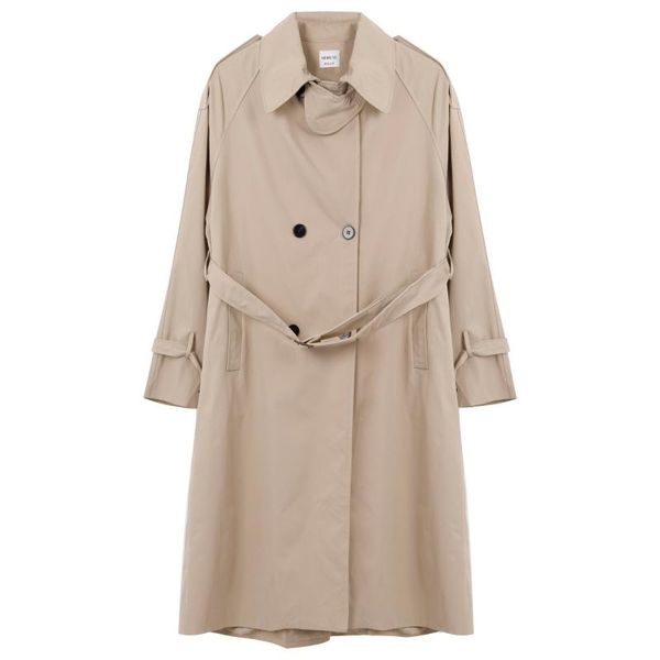women's trench coats mid-length coat 2021 autumn korean version loose temperament retro double-breasted long-sleeved jacket, Tan;black
women's trench coats mid-length coat 2021 autumn korean version loose temperament retro double-breasted long-sleeved jacket, Tan;black