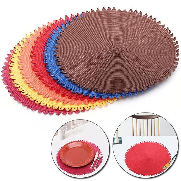 mats & pads 1pc round weaving place dining table mat woven placemat pad heat resistant bowls coffee cups napkins kitchen
mats & pads 1pc round weaving place dining table mat woven placemat pad heat resistant bowls coffee cups napkins kitchen