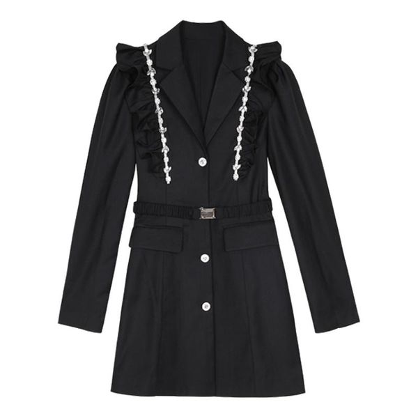 women's suits & blazers heavy industry rhinestone black swan suit dress 2021 autumn french ruffle waist closing long sleeve v-neck smal, White;black
women's suits & blazers heavy industry rhinestone black swan suit dress 2021 autumn french ruffle waist closing long sleeve v-neck smal, White;black