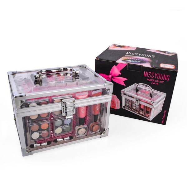 professional makeup kit set matte shimmer eyeshadow palette acrylic box pressed powder blush lipstick nail polish set1
professional makeup kit set matte shimmer eyeshadow palette acrylic box pressed powder blush lipstick nail polish set1