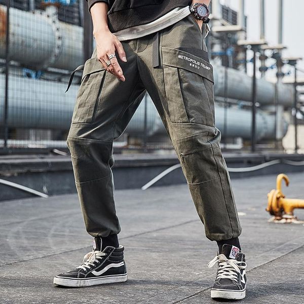 men's pants 2021 autumn streetwear harem men casual sweatpants pockets full length cotton trousers, Black
men's pants 2021 autumn streetwear harem men casual sweatpants pockets full length cotton trousers, Black