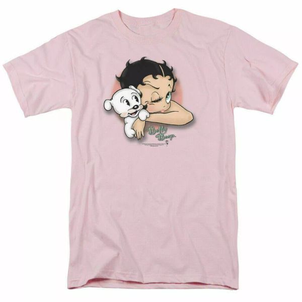Betty Boop Wink Wink T Shirt Mens Licensed Cartoon Merchandise Light Pink, White;black 
Betty Boop Wink Wink T Shirt Mens Licensed Cartoon Merchandise Light Pink, White;black