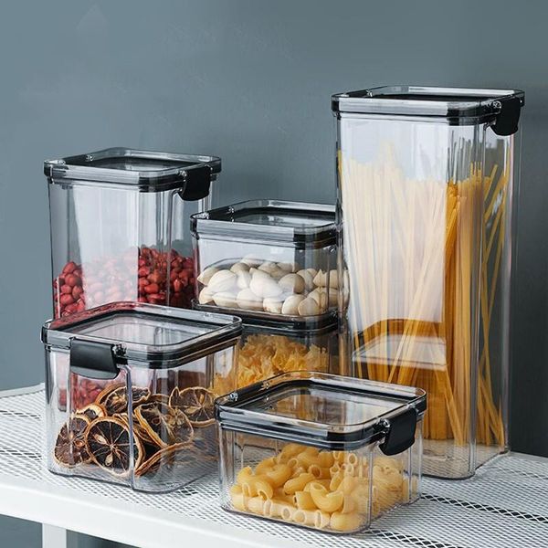 storage bottles & jars transparent kitchen organizer cereal sealed container plastic with lid fridge for bulk cereals
storage bottles & jars transparent kitchen organizer cereal sealed container plastic with lid fridge for bulk cereals