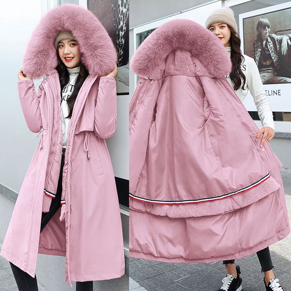 casual winter women parkas 2020 new long thicken hooded big fur windproof jackets snow coat size m-4xl, Black
casual winter women parkas 2020 new long thicken hooded big fur windproof jackets snow coat size m-4xl, Black