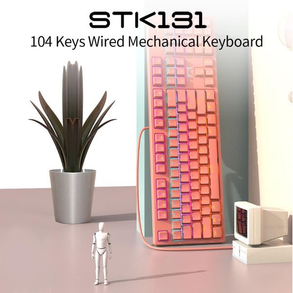 keyboards stk131 usb wired mechanical keyboard mixed light 104 keys gaming office ergonomic red switch blue
keyboards stk131 usb wired mechanical keyboard mixed light 104 keys gaming office ergonomic red switch blue