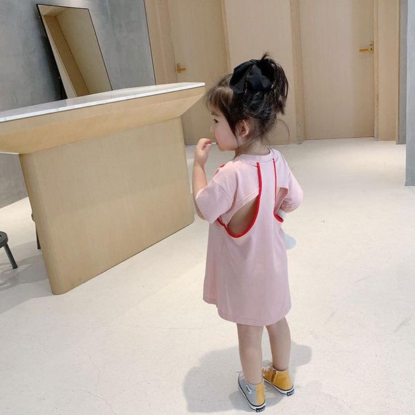 children's clothing girls summer skirt letter printing short-sleeved long t-shirt fashion backless girl's dresses, Red;yellow
children's clothing girls summer skirt letter printing short-sleeved long t-shirt fashion backless girl's dresses, Red;yellow