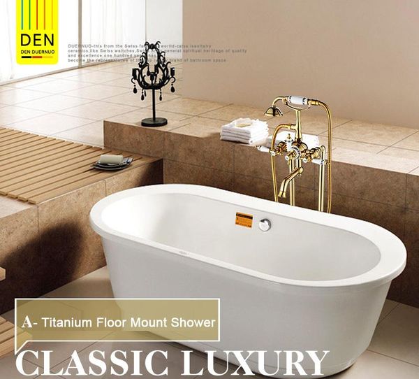 luxury modern tanding dual cross handles bathtub faucet tub filler gold color golden finish floor mount and cold water bathroom shower
luxury modern tanding dual cross handles bathtub faucet tub filler gold color golden finish floor mount and cold water bathroom shower