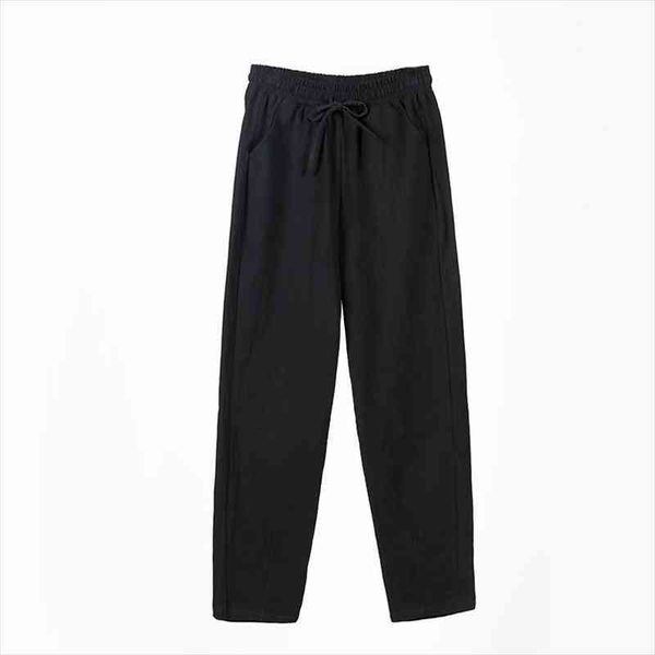 ankle length pants women spring summer trouser black blue cotton linen pants leisure harem thin pencil fashion clothes, Black;white
ankle length pants women spring summer trouser black blue cotton linen pants leisure harem thin pencil fashion clothes, Black;white