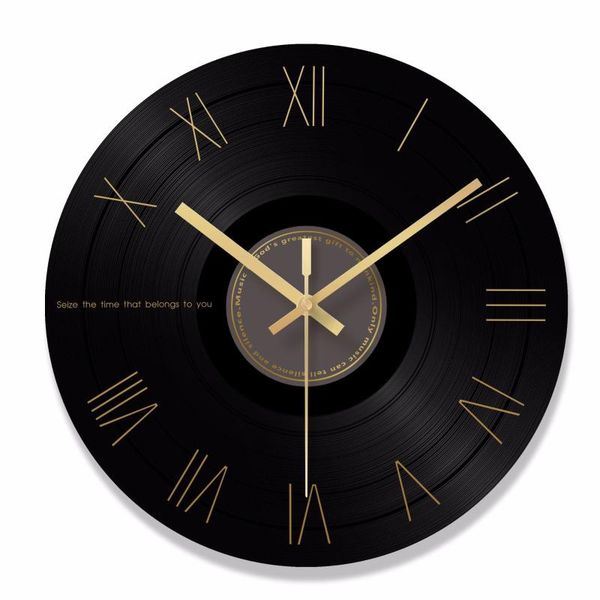 wall clocks nordic round record black roman creative office clock silent glass reloj de pared bedroom decor dm50wc
wall clocks nordic round record black roman creative office clock silent glass reloj de pared bedroom decor dm50wc