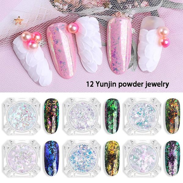 nail glitter art brocade powder color change gold foil star magic mirror decorations sequins set, Silver;gold
nail glitter art brocade powder color change gold foil star magic mirror decorations sequins set, Silver;gold
