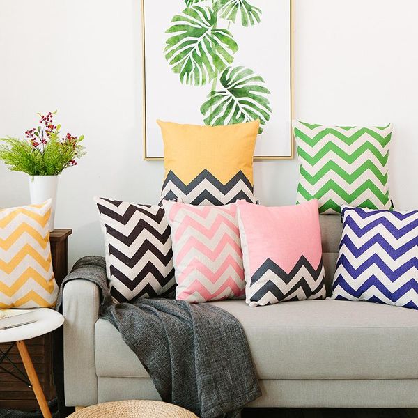 pillow case geometric stripes cotton and linen cushion cover printing car pillowcase sofa bedside
pillow case geometric stripes cotton and linen cushion cover printing car pillowcase sofa bedside