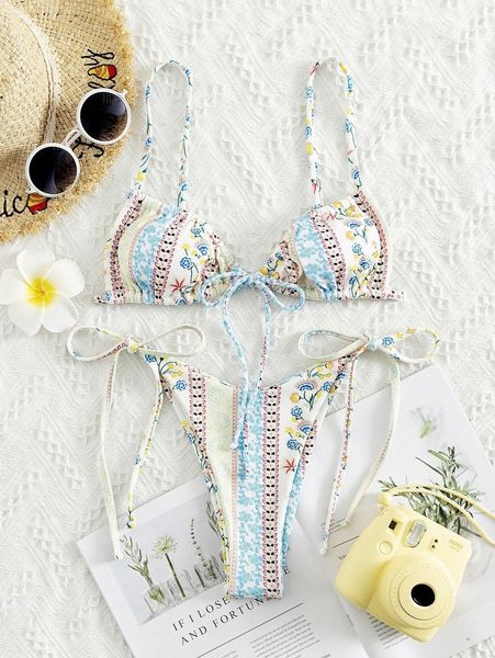 paisley & ditsy floral tie side bikini swimsuit o58w#, White;black
paisley & ditsy floral tie side bikini swimsuit o58w#, White;black