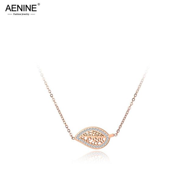 trendy rhinestone stainless steel pendant party jewelry rose gold leaves chokers necklaces for women girls an19046 chains, Silver
trendy rhinestone stainless steel pendant party jewelry rose gold leaves chokers necklaces for women girls an19046 chains, Silver