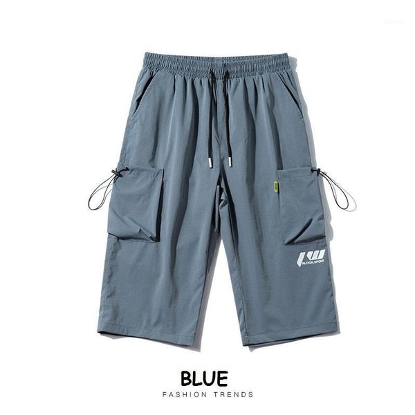 men's pants summer mens shorts 2021 korean elastic waist fashion trendy cropped beach sports pocket overalls thin -40, Black
men's pants summer mens shorts 2021 korean elastic waist fashion trendy cropped beach sports pocket overalls thin -40, Black