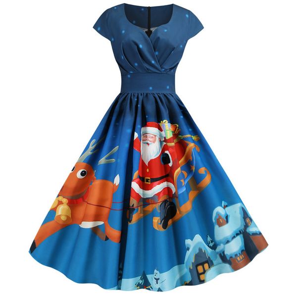 2021 santa claus print vintage ladies elegant christmas party dress robe for women plus size 3xl casual v-neck winter mid-length, Black;gray
2021 santa claus print vintage ladies elegant christmas party dress robe for women plus size 3xl casual v-neck winter mid-length, Black;gray