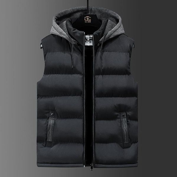 men's vests vest jacket winter waterproof warm sleeveless men fashion hooded casual autumn thicken waistcoat 5xl y540, Black;white
men's vests vest jacket winter waterproof warm sleeveless men fashion hooded casual autumn thicken waistcoat 5xl y540, Black;white