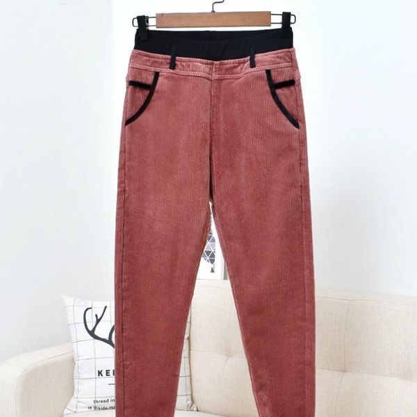 women's pants & capris women winter plus velvet warm corduroy elastic high-waist harem fashion casual, Black;white
women's pants & capris women winter plus velvet warm corduroy elastic high-waist harem fashion casual, Black;white