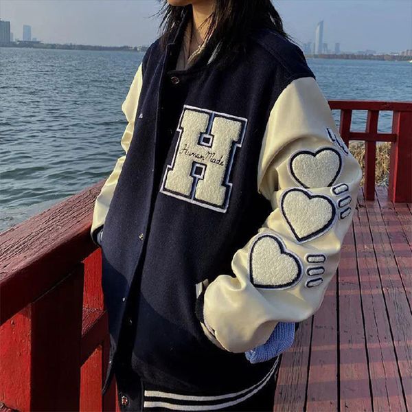women flocking letter embroidery bomber jacket harajuku hip hop oversized streetwear varsity baseball jackets 2021 autumn, Black;brown
women flocking letter embroidery bomber jacket harajuku hip hop oversized streetwear varsity baseball jackets 2021 autumn, Black;brown
