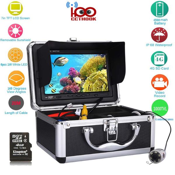 20m cable fish finder with color ccd hd 1000tvl underwater fishing video camera 7 inch tft monitor tf dvr recorder cctv systems
20m cable fish finder with color ccd hd 1000tvl underwater fishing video camera 7 inch tft monitor tf dvr recorder cctv systems
