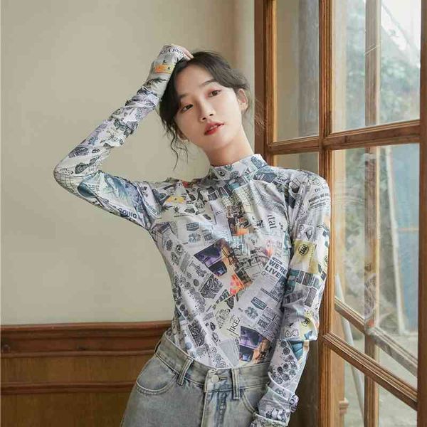 women's t-shirt y2k spaper long sleeve backless turtleneck open back t shirt women tshirt letter print tee fall fashion dxxi, White
women's t-shirt y2k spaper long sleeve backless turtleneck open back t shirt women tshirt letter print tee fall fashion dxxi, White