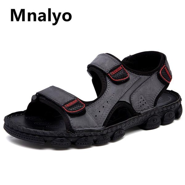 sandals 2021 men's summer brand shoes beach men causal genuine leather fashion outdoor footwear 38-46, Black
sandals 2021 men's summer brand shoes beach men causal genuine leather fashion outdoor footwear 38-46, Black